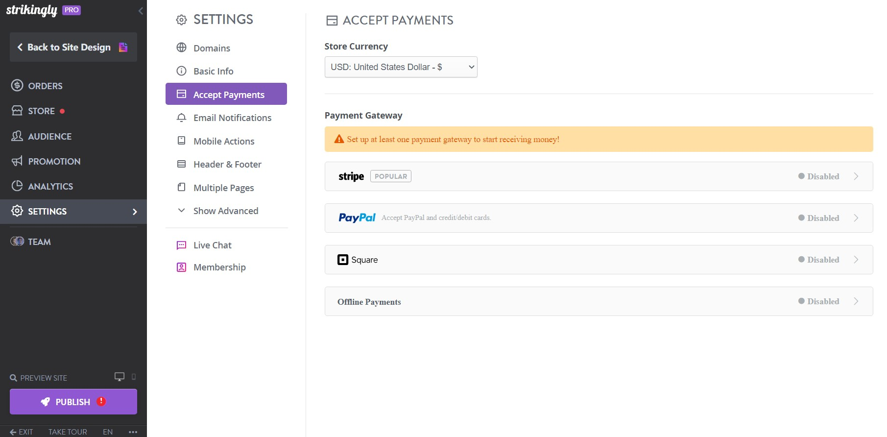 Strikingly Payment Gateways Strikingly Payment Gateways